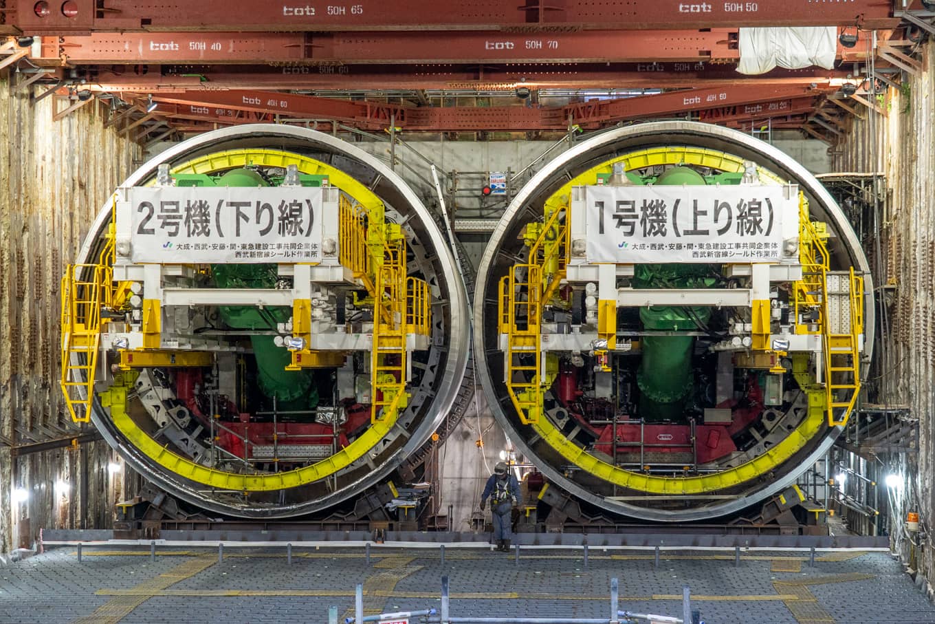 DSC01204 西武新宿線 中井駅～野方駅間 連続立体交差事業（2025年12月・新井薬師前駅）