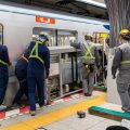 東京メトロ 夜間作業(ホームドア設置工事) 報道公開