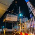 東京外かく環状道路 大泉JCT(Cランプ第一橋) 橋梁架設(2023年1月)