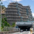 上信越自動車道 岩塊撤去工事(北野牧工事)一般公開